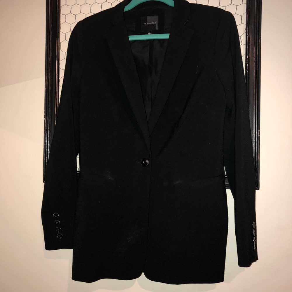 SOLD . Long Black Limited Blazer